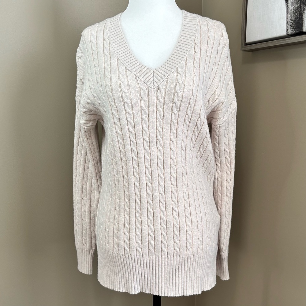 NWT V-Neck Sweater - Happily Grey - Picture 2 of 8